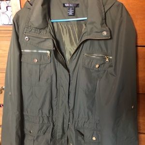 Style and Co Rain Coat